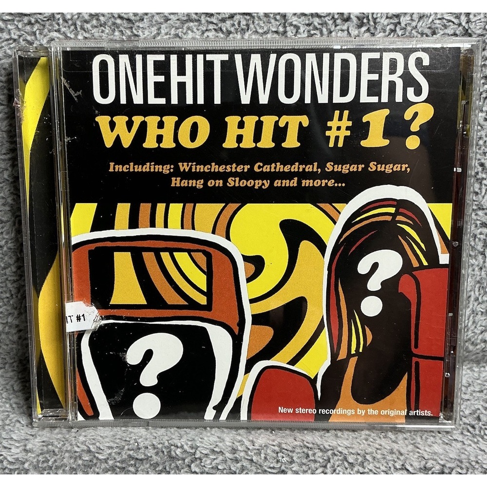 One Hit‎ Wonders Who Hit #1 - Music CD - Various Artists  Hang On Sloopy Ect.